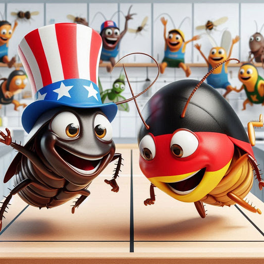 American Cockroaches vs. German Cockroaches
