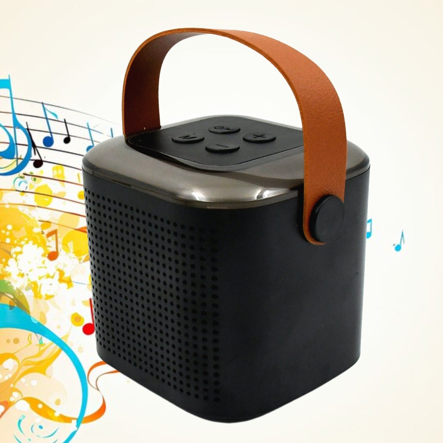 Wireless Speaker Microphone Set, RGB Light Portable Karaoke Speaker Mic Set Travel Friendly