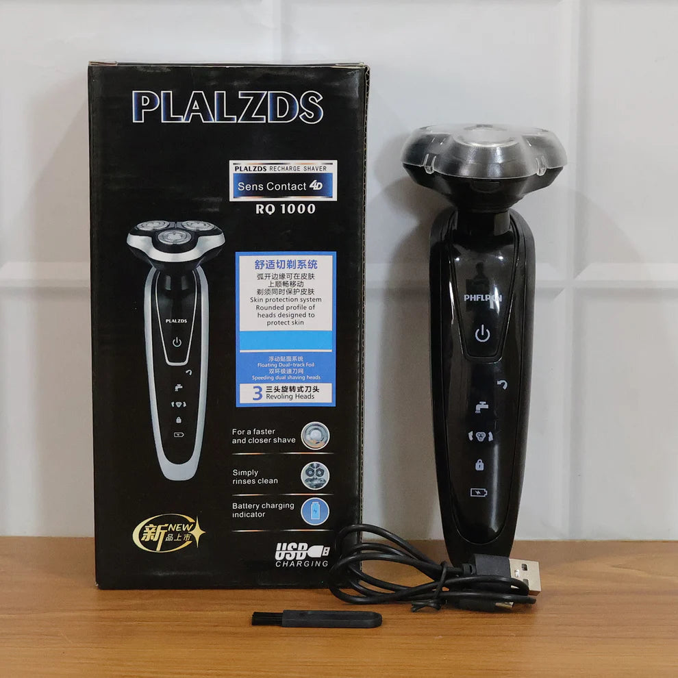 Pretty Buyers Rechargeable Electric Rotary Shaver – Precise 3D Floating Head