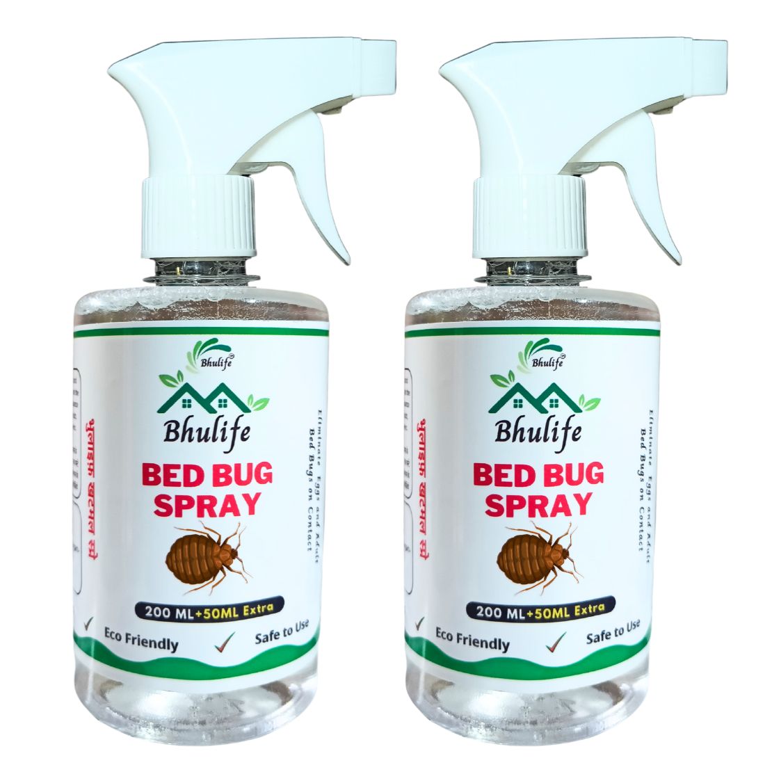 Bhulife Bedbug Killer Spray | Bedbug Master New Extra Strong Pack | 50ML More (250MLx2)