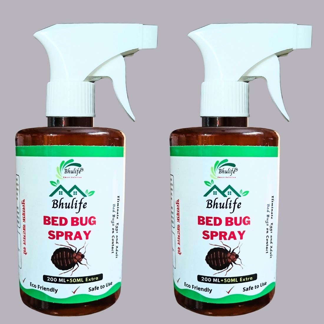 Bhulife खटमल मारने का स्प्रे Khatmal Marne Ki Dawa | Bhulife Bedbug Killer Strong Spray 250MLx2