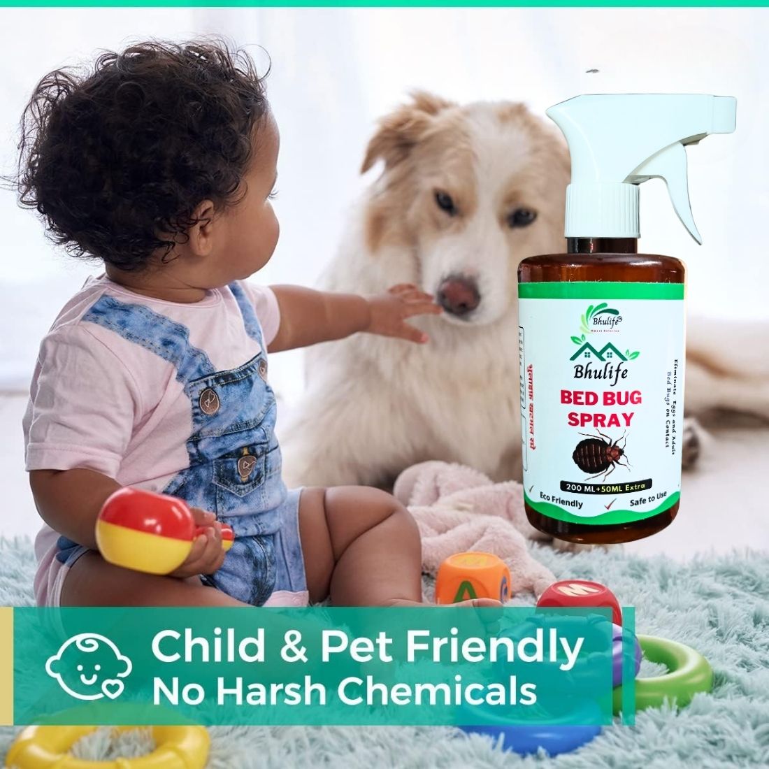Bhulife खटमल मारने का स्प्रे Khatmal Marne Ki Dawa | Bhulife Bedbug Killer Strong Spray 250MLx2