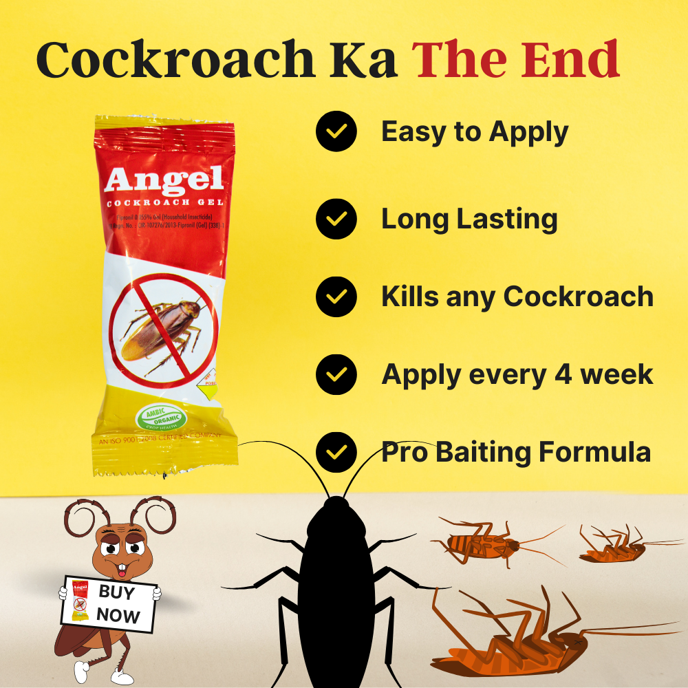 Anti Roach Gel Cockroach Killer | Kitchen Safe, Odourless, Fast and Convenient 10 GM