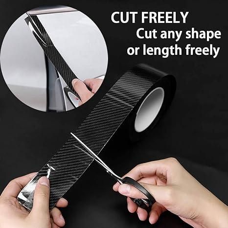 Car Protect Sticker Carbon Fiber Rubber Tape
