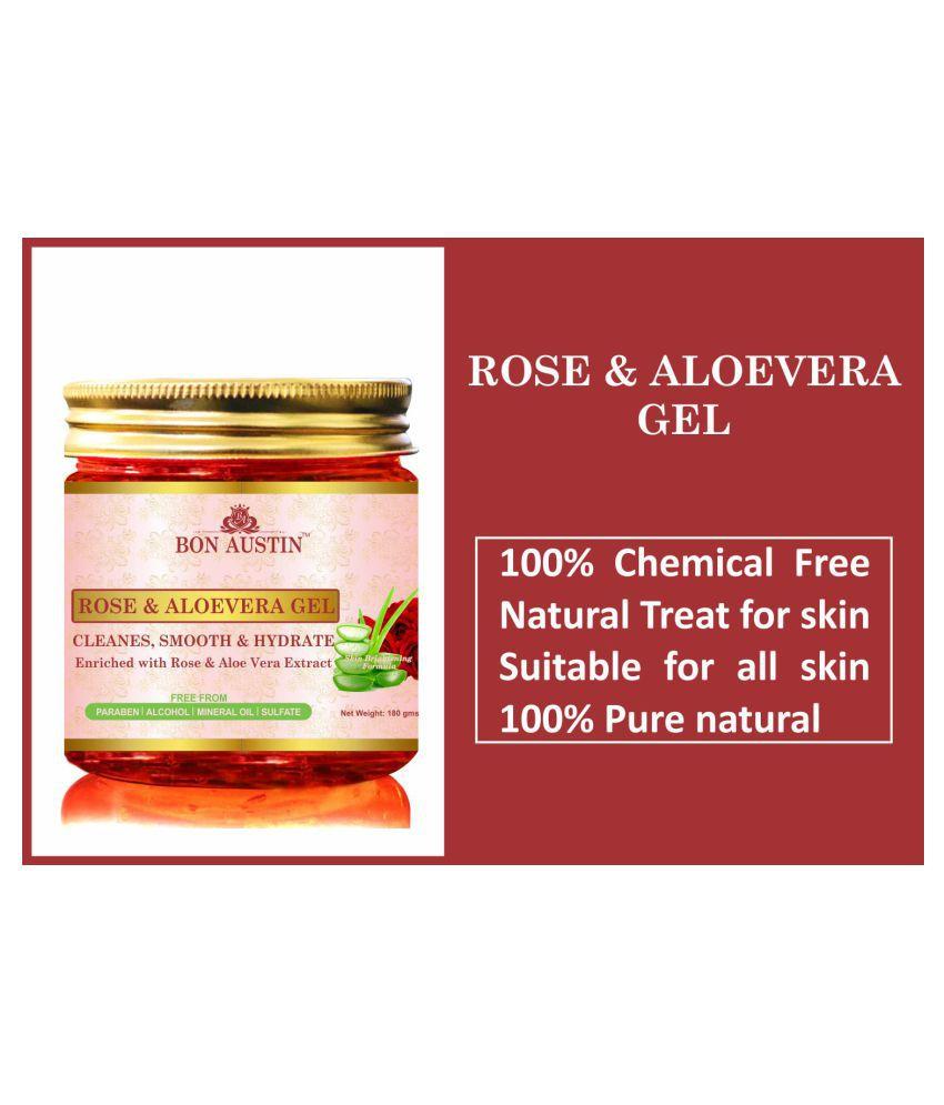 Bon Austin Rose & Aloe Vera Gel (Pack Of 2)