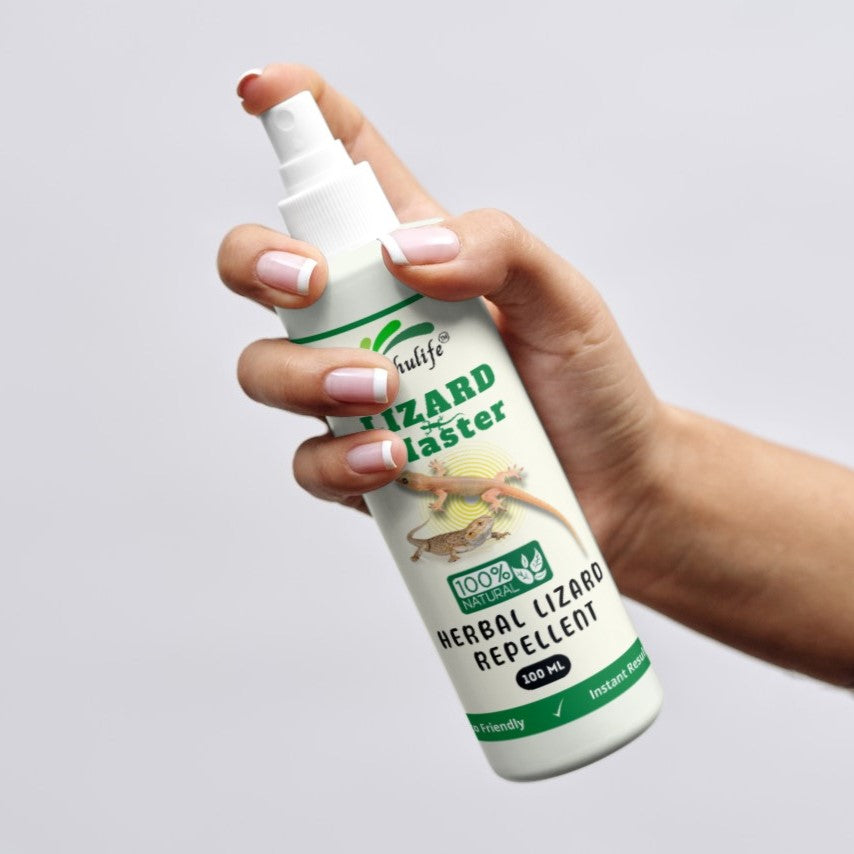 Lizard Repellant Spray | Ready and Easy to Use Formulation | 100% Natural | Non Toxic 100MLx5