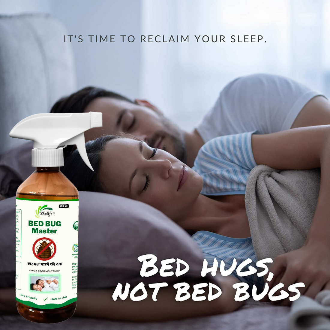 Bhulife New Advance Bedbug Killer Spray | 100% Organic Spray | 500MLx1