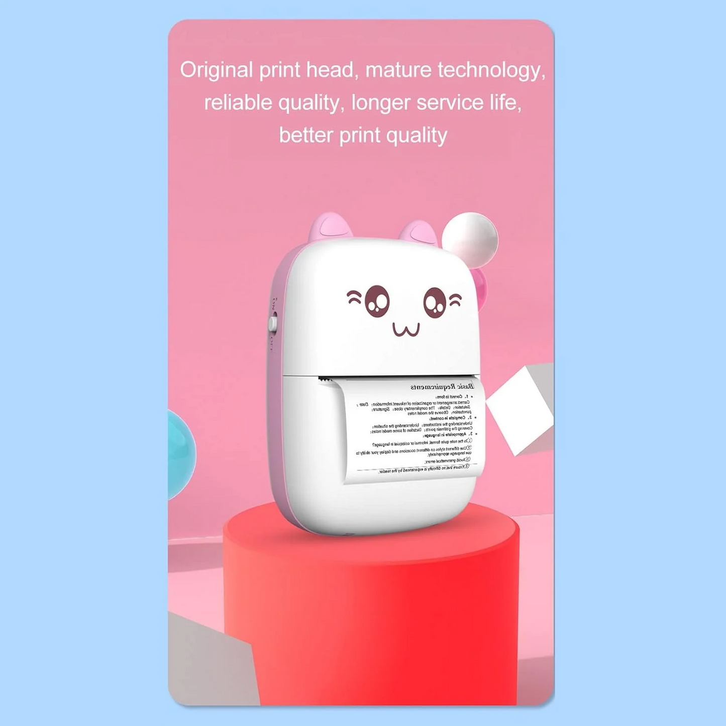 Mini Bluetooth Pocket Thermal Printer Portable & Fast