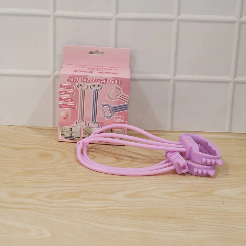Pretty Buyers Multifunctional Chest Expander Puller 3 Tube Resistance Band for Home Gym (1 Pc)