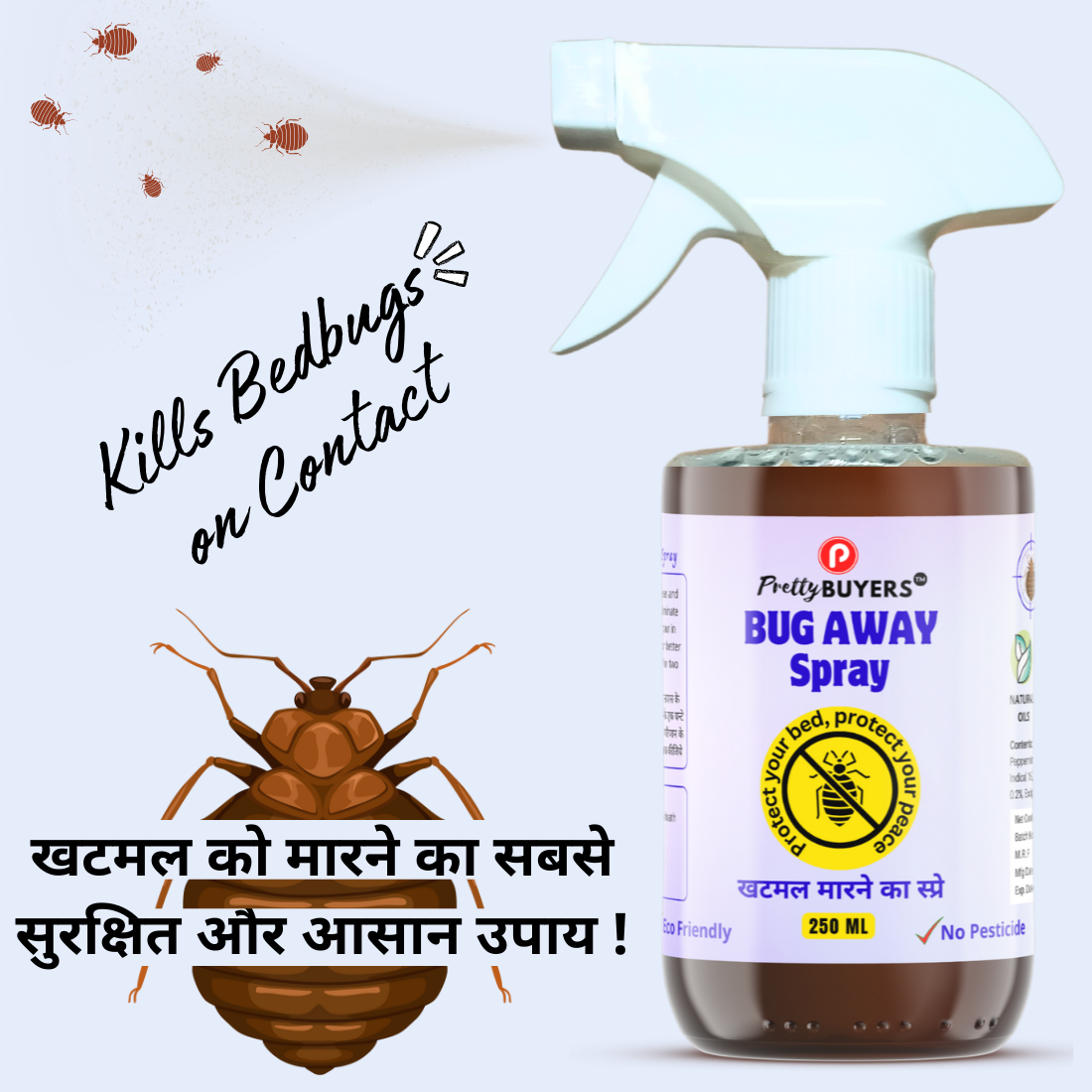 PrettyBUYERS Bedbug Spray 250ml