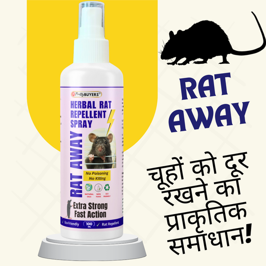 PrettyBUYERS Rat Away Spray | Herbal Rat Repellent Spray For Home & Offices 100ML