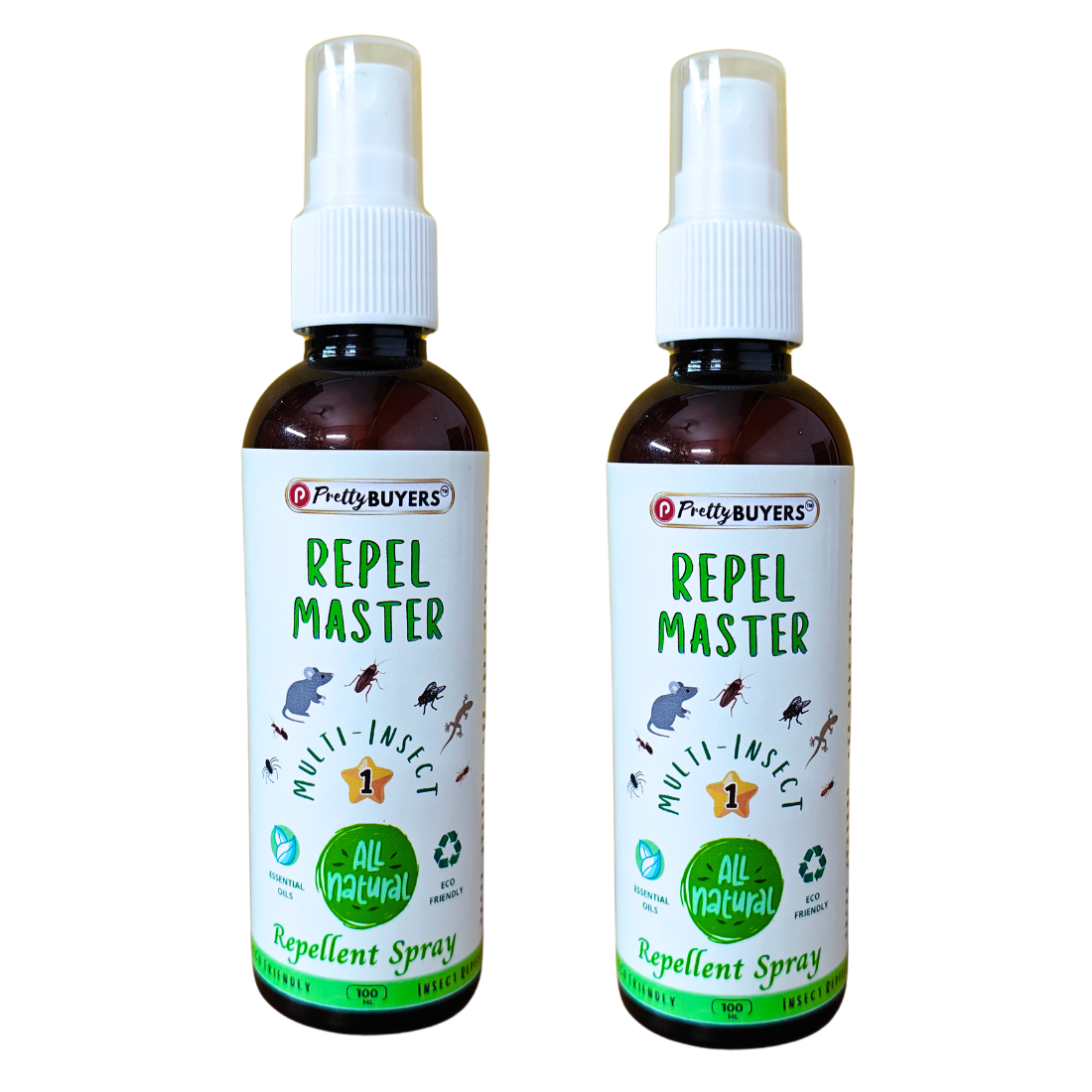 PrettyBUYERS Herbal Multi Insect Repellent 100ML | Repel Rats, Cockroaches, Ants, Insects