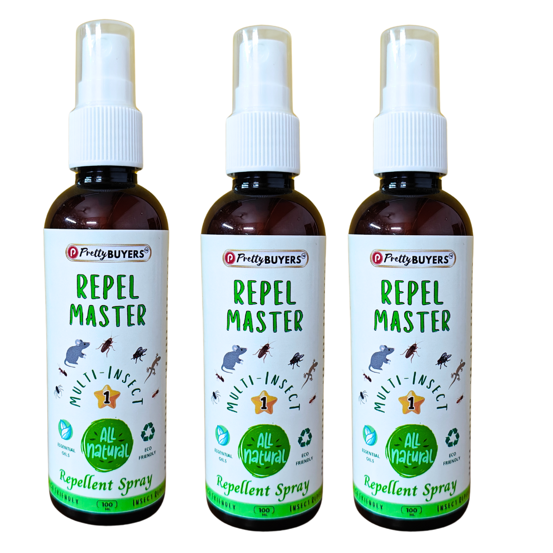 PrettyBUYERS Herbal Multi Insect Repellent 100ML | Repel Rats, Cockroaches, Ants, Insects