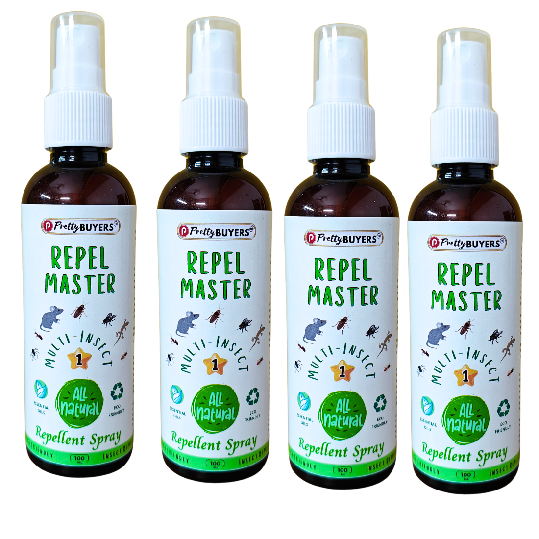 PrettyBUYERS Herbal Multi Insect Repellent 100ML | Repel Rats, Cockroaches, Ants, Insects