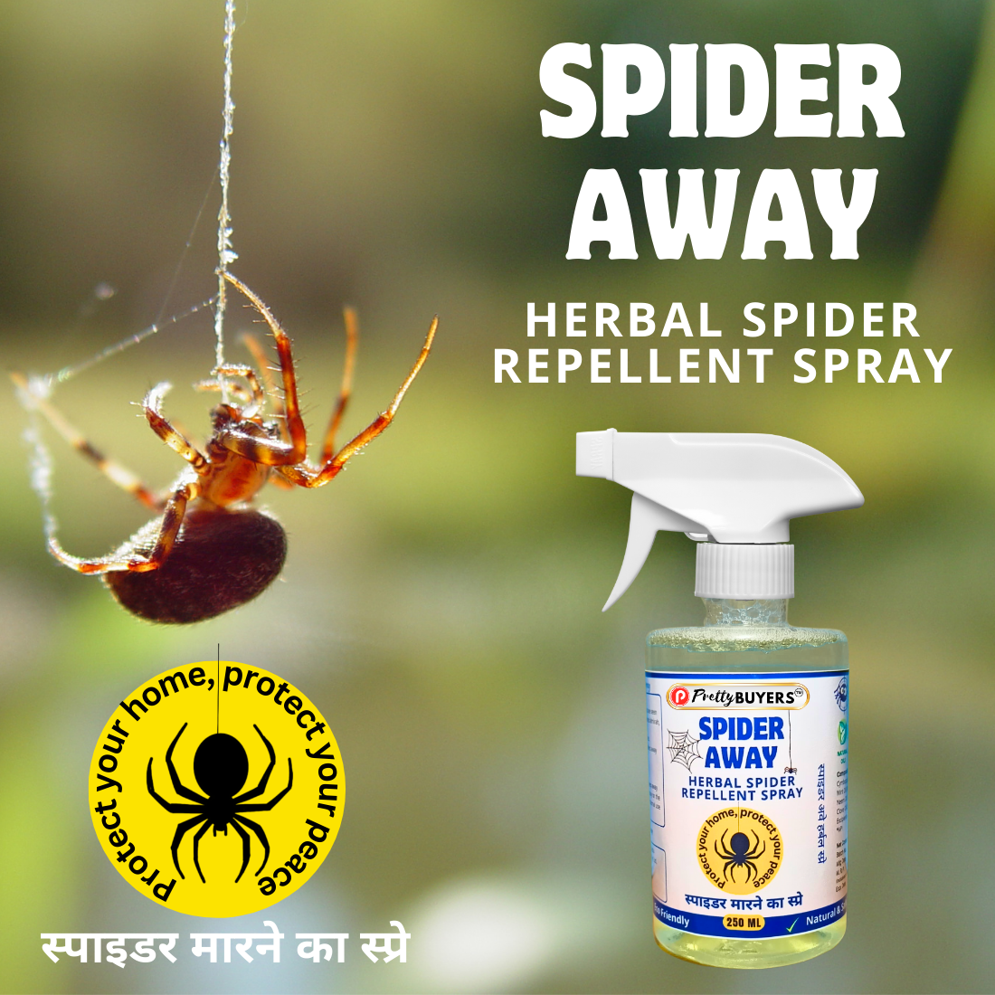 Pretty BUYERS Spider Killer & Repellent Spray 250 ml