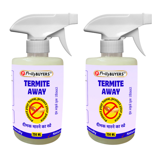 PrettyBUYERS Naturals Termite Killer Spray | 100% Organic Wood Protection | 250MLx2