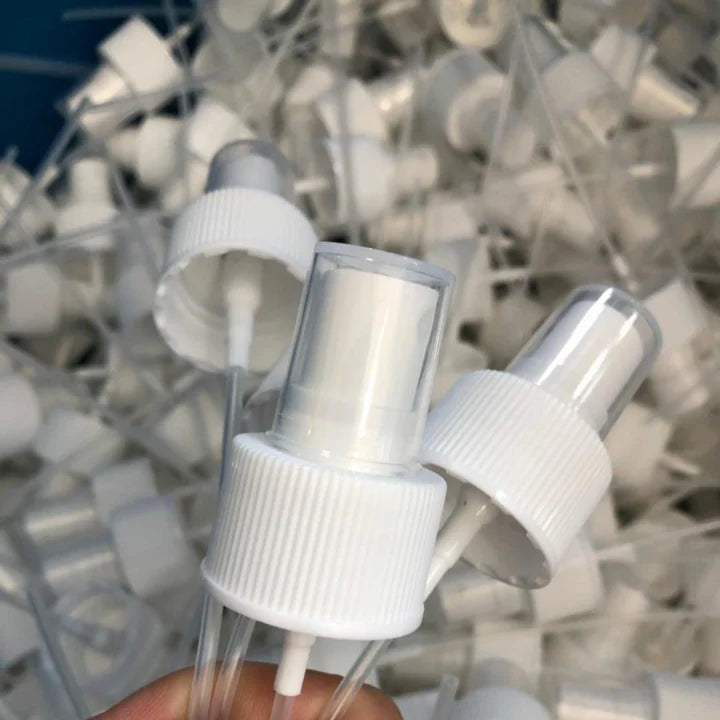 Prettybuyers White Color Mist Spray Pump- 20mm Combo Pack