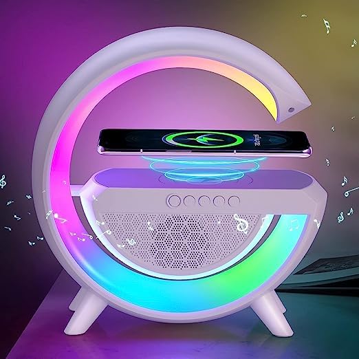 3-in-1 Multi-Function Speaker Wireless Mobile Charger LED Night Lamp