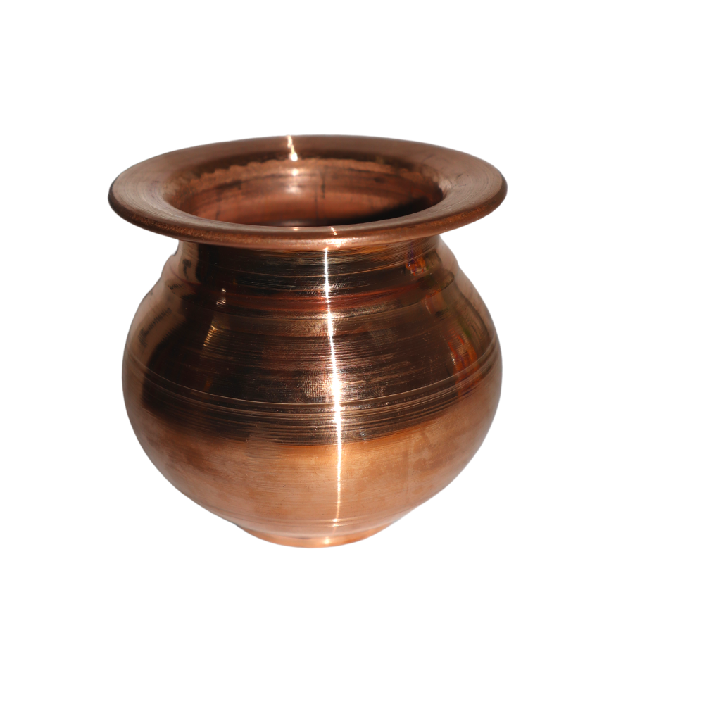 Pure Copper Lota Kalash | Puja Lota | Religious Pooja Items
