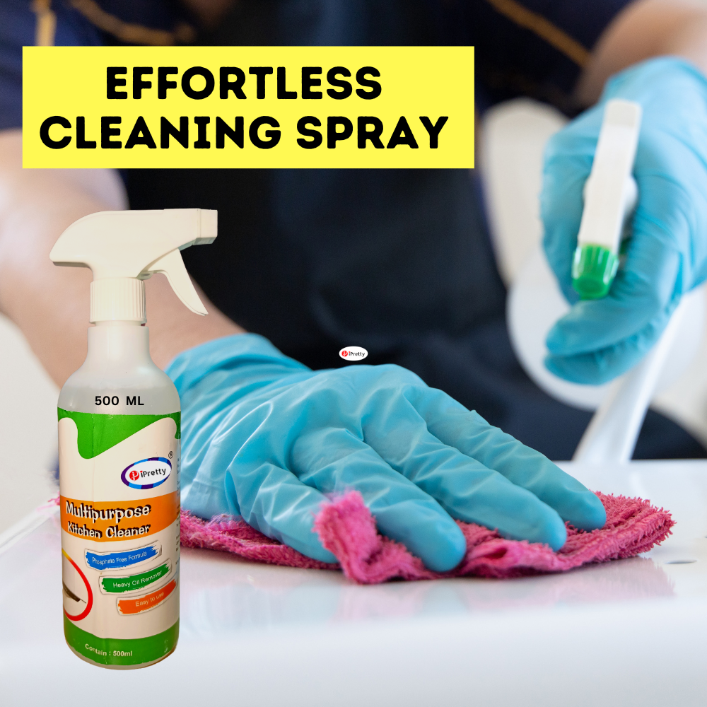 iPRETTY Kitchen Oil and Grease Stain Remover Cleaner Spray 500 ml