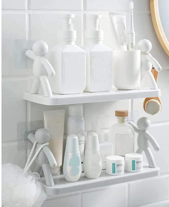 White Doll Shelf Storage Rack Wall Hanging