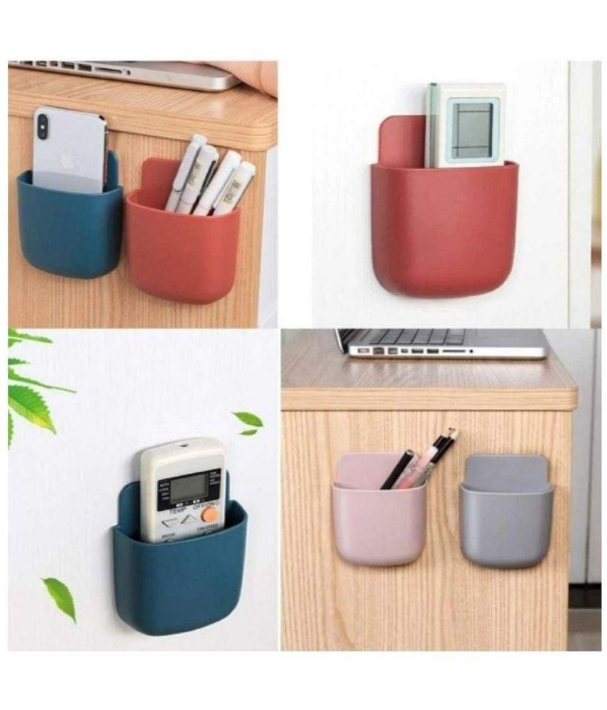 Wall Mounted Storage Box (Multicolor, 4 Pcs Set)
