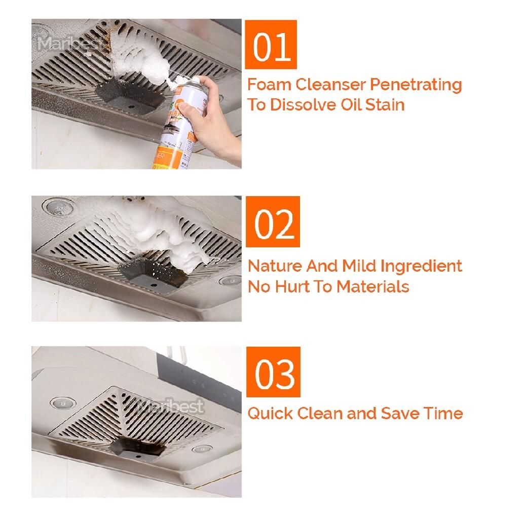Kitchen Cleaner Spray Grease Stain Remover