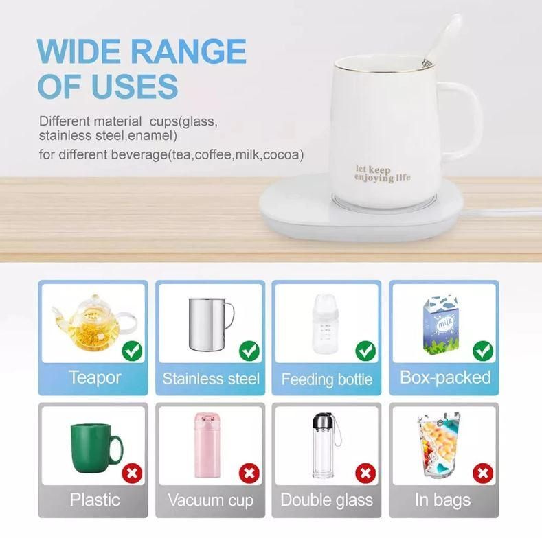 Tea & Coffee Mug Warmer with Auto Shut Off