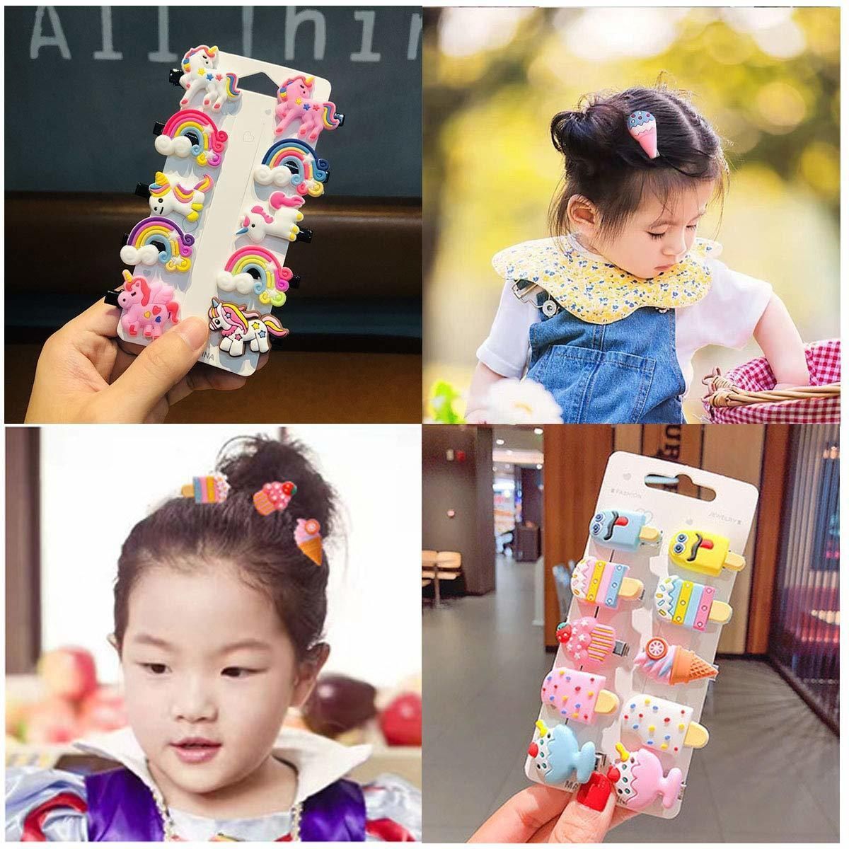 Stunning Plastic Unicorn Hair Clip (Pack of 20)