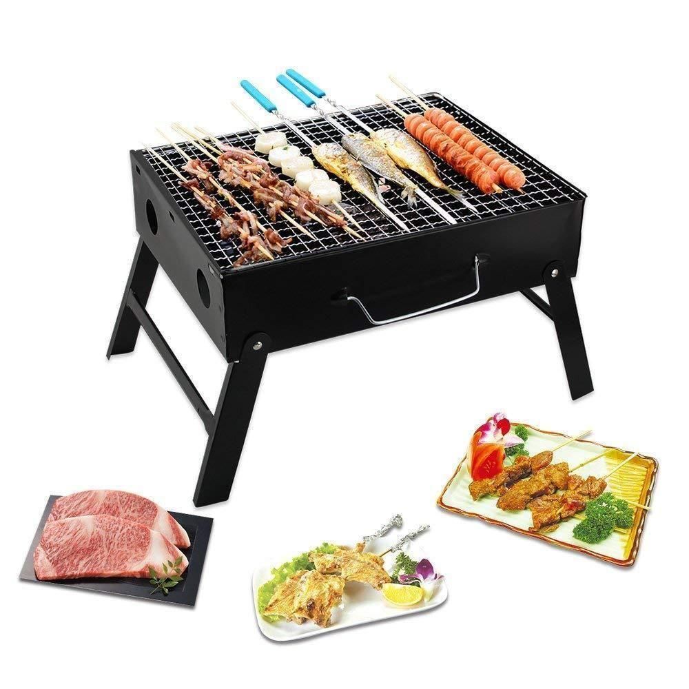 BBQ- Folding Barbeque Charcoal Grill Oven