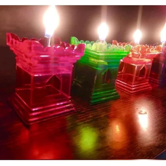 Tulsi Reflection Diya For decoration Set of 6
