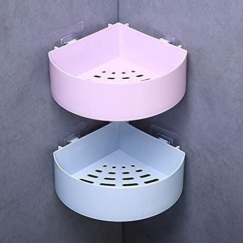 Plastic Triangle Wall Mount Storage Basket (Number of Shelves - 5) Combo Pack