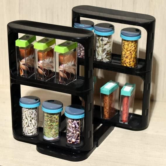 MODULAR ROTATING SPICE RACK ORGANIZER