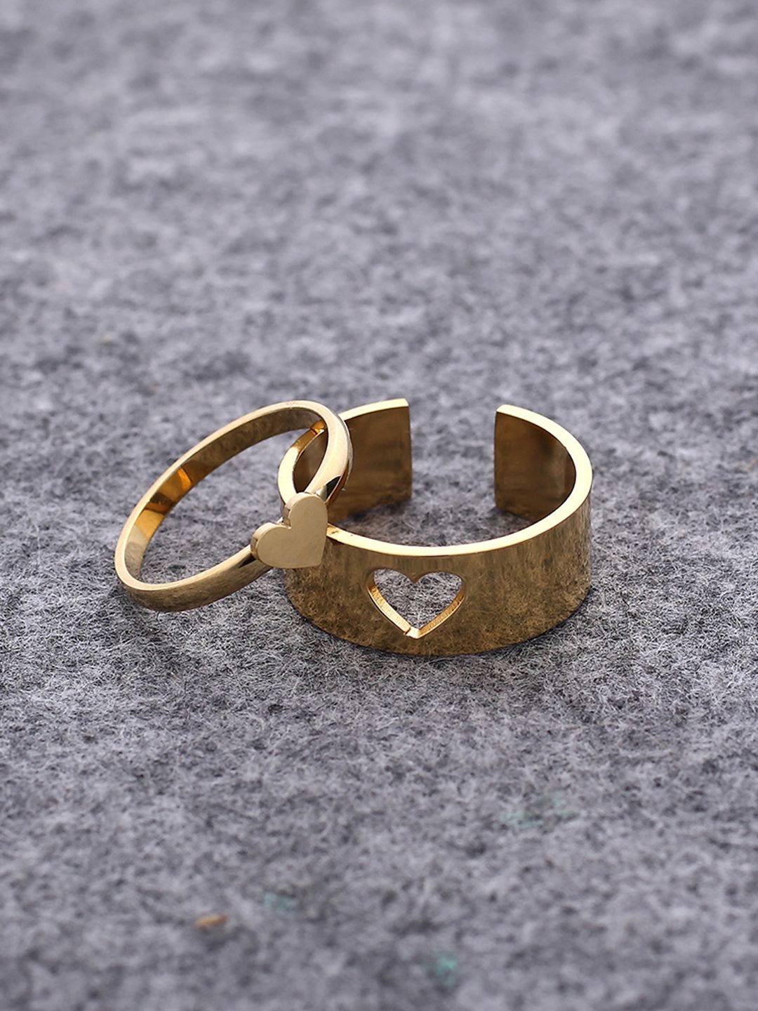 Stunning Gold Plated Rings (Combo)