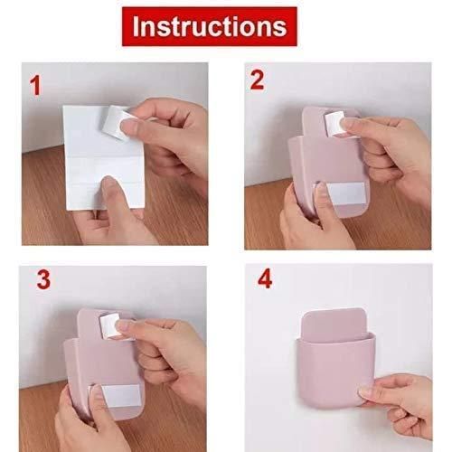 Wall Mounted Storage Box (Multicolor, 4 Pcs Set)