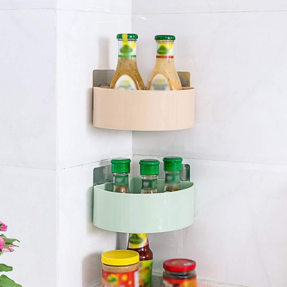Plastic Triangle Wall Mount Storage Basket (Number of Shelves - 5) Combo Pack