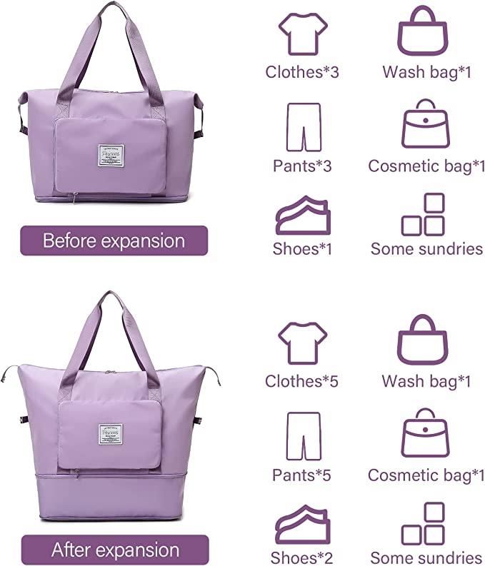 Lightweight Waterproof Large Capacity Folding Travel Duffel Bag