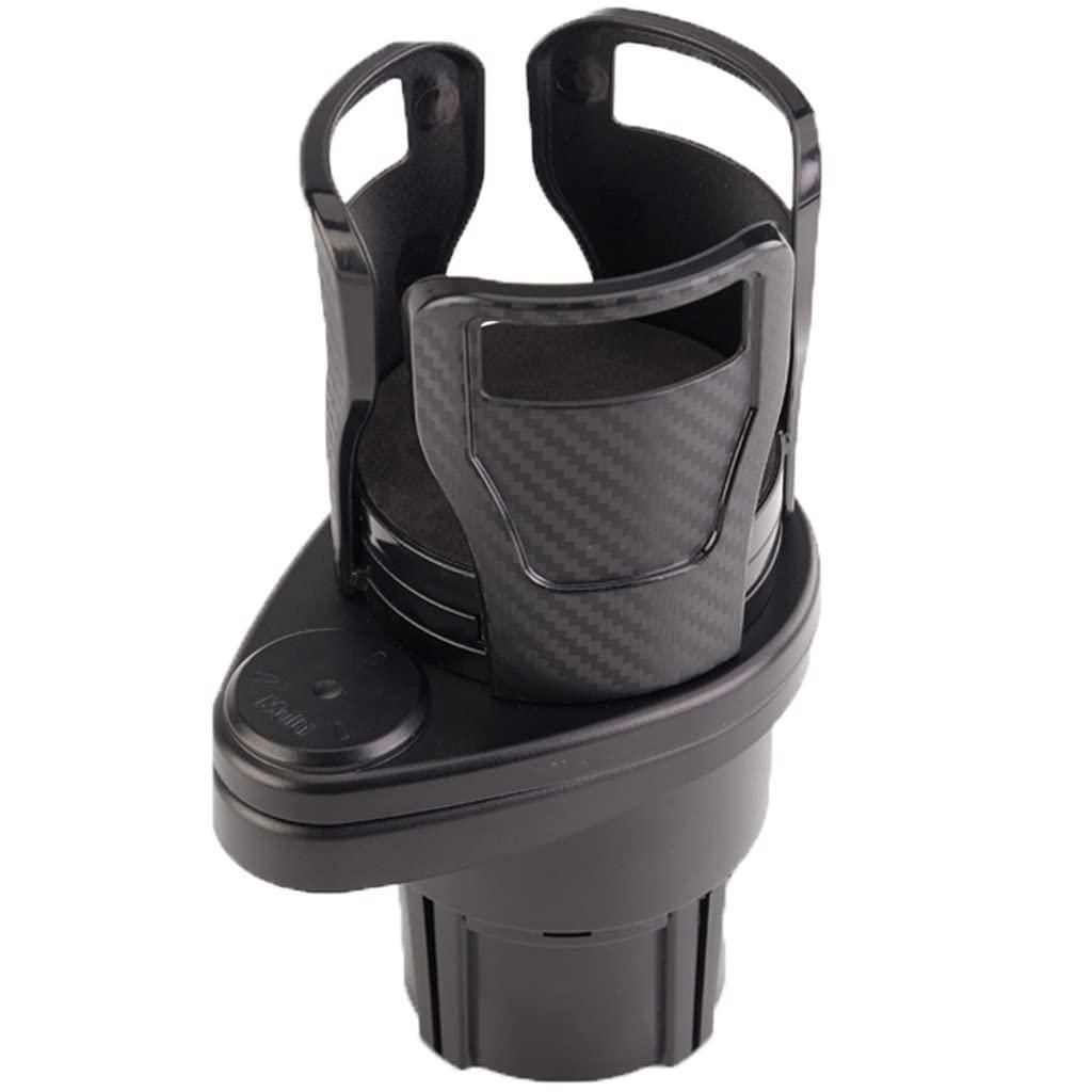 2 in 1 Multifunctional Car Drink Cup Holder & Organizer with Adjustable Base