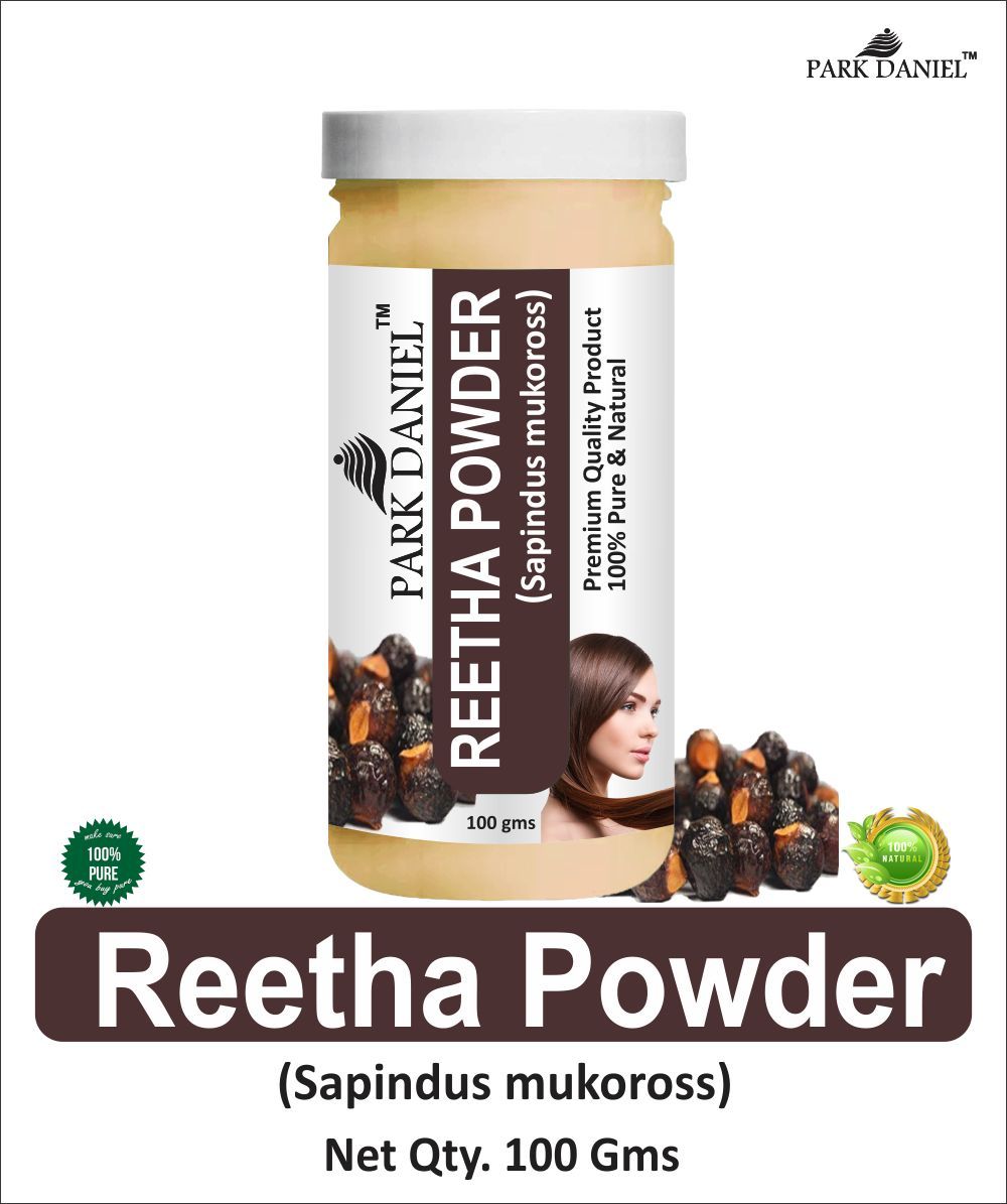 Park Daniel Pure & Natural Tulsi Powder & Reetha Powder Combo Pack of 2 Bottles of 100 gm (200 gm )