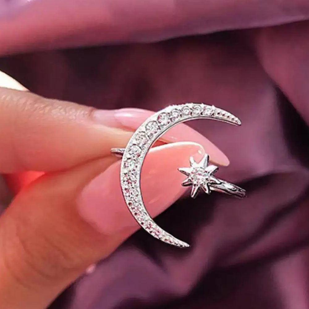 Titanium Stylish Look Women Ring Stainless Steel Silver Plated Ring
