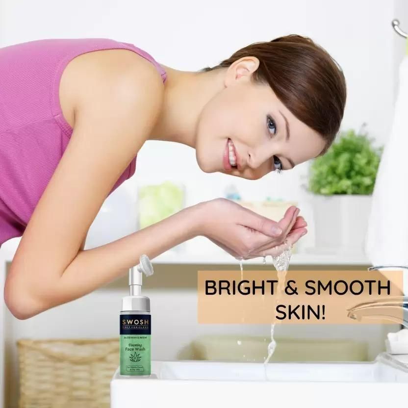 SWOSH Face Wash And Serum Combo