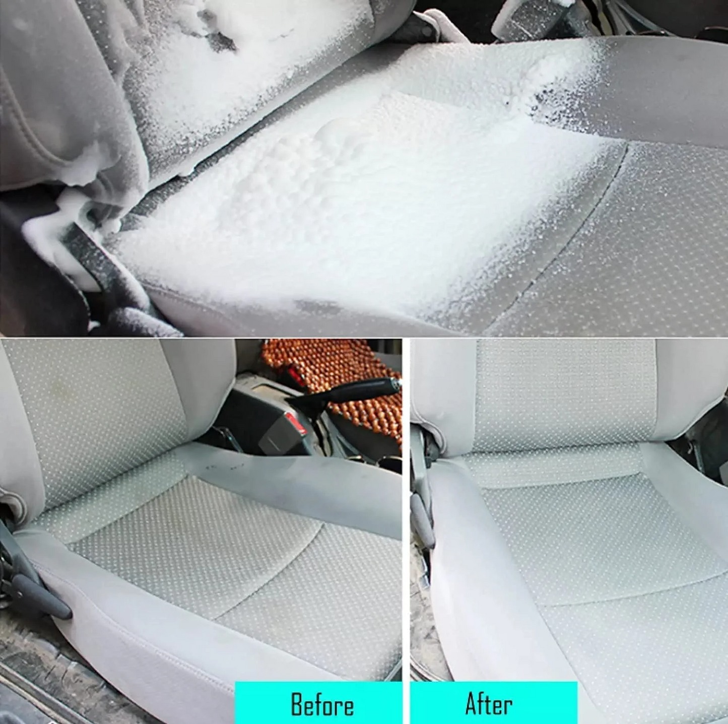 iPRETTY Multipurpose Foam Cleaner Spray | Car Seat Foam Cleaner | Car Seat/Exterior & Interior/Shoes/Sofa Cleaning Spray (Pack of 1, 650ml)