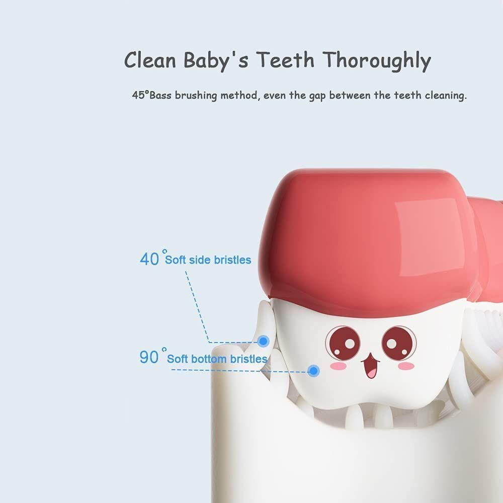 Brush-U Shaped Toothbrush for Kids Silicone Infant Toothbrush