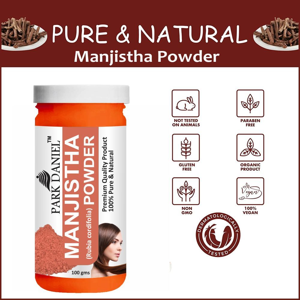 Park Daniel Methi Powder & Manjistha Leaf Powder Combo pack of 2 Jars of 100 gms(200 gms)