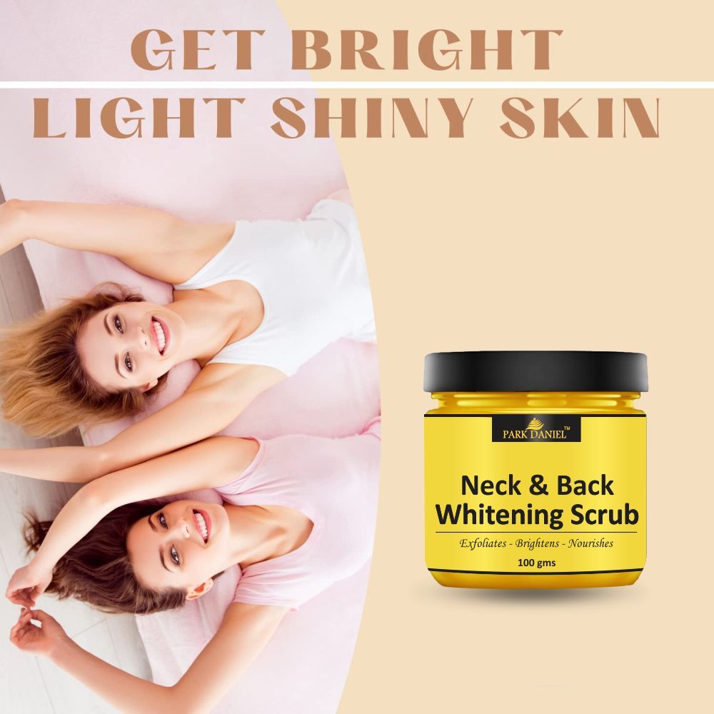 Park Daniel Neck and Back Whitening Scrub | Body & Facial Cleaning Scrub Skin Polishing 100 Grams