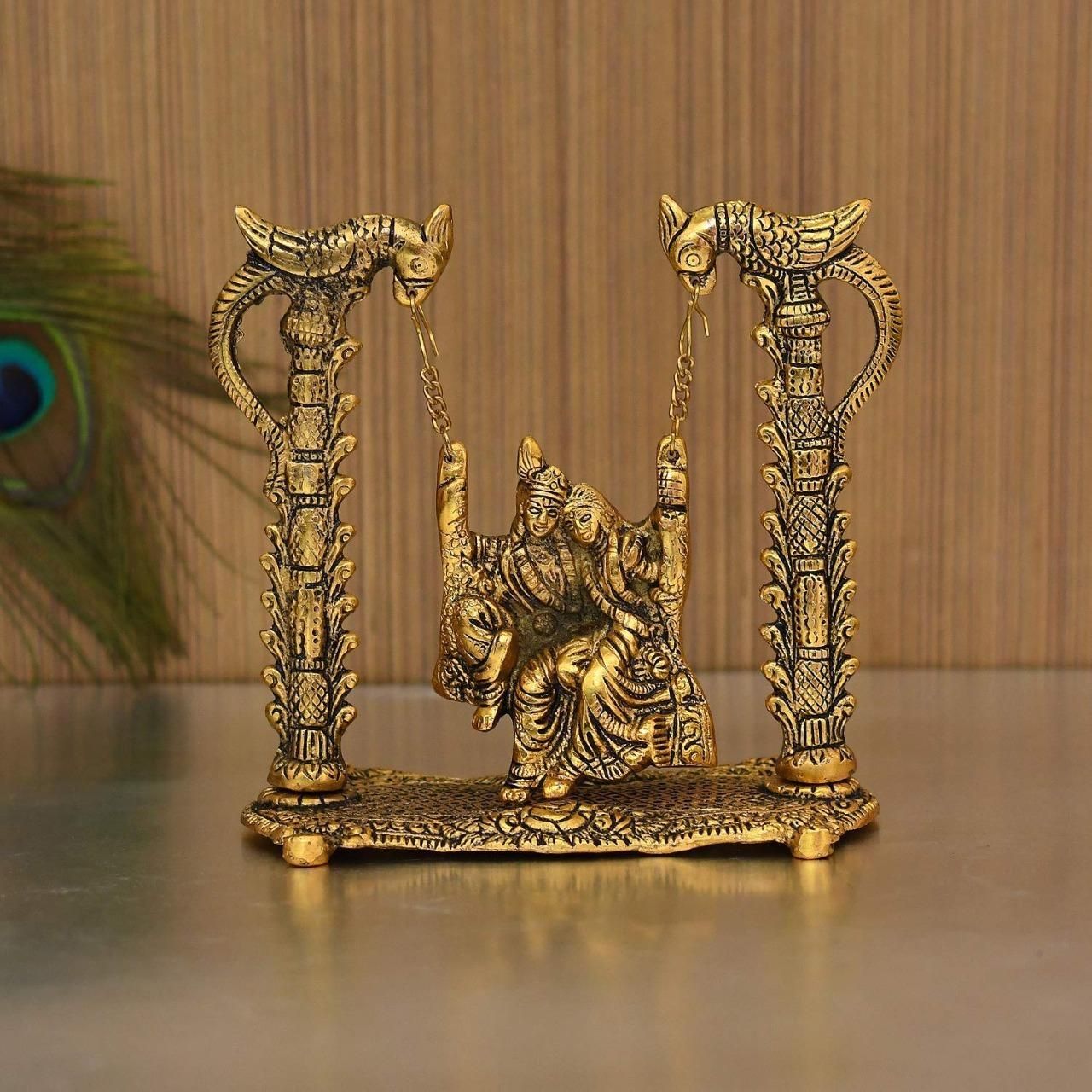 Gold Plated Metal Showpiece