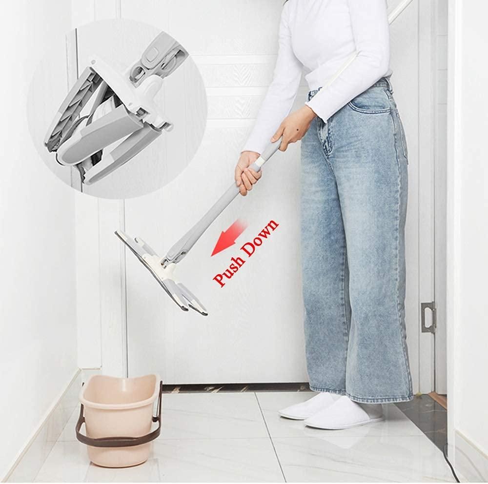 360 Degree Dry Wet Floor Mop Home Kitchen
