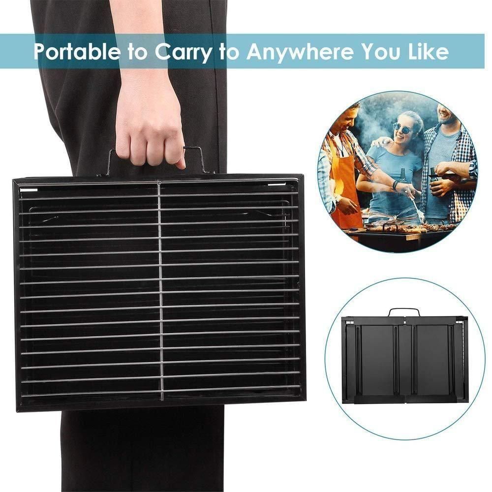 BBQ- Folding Barbeque Charcoal Grill Oven