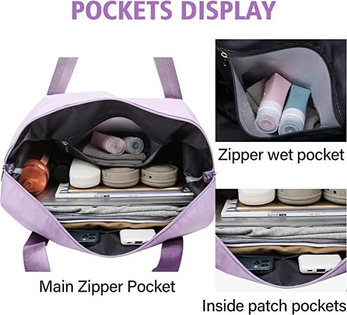 Lightweight Waterproof Large Capacity Folding Travel Duffel Bag