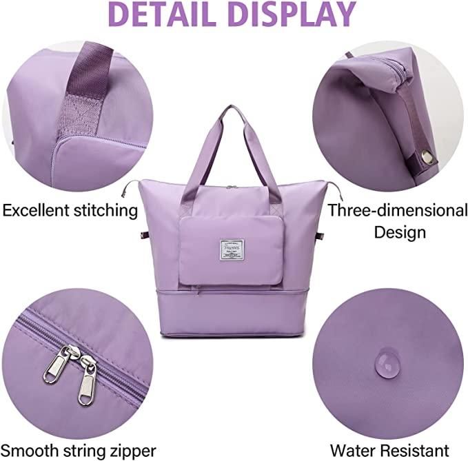 Lightweight Waterproof Large Capacity Folding Travel Duffel Bag